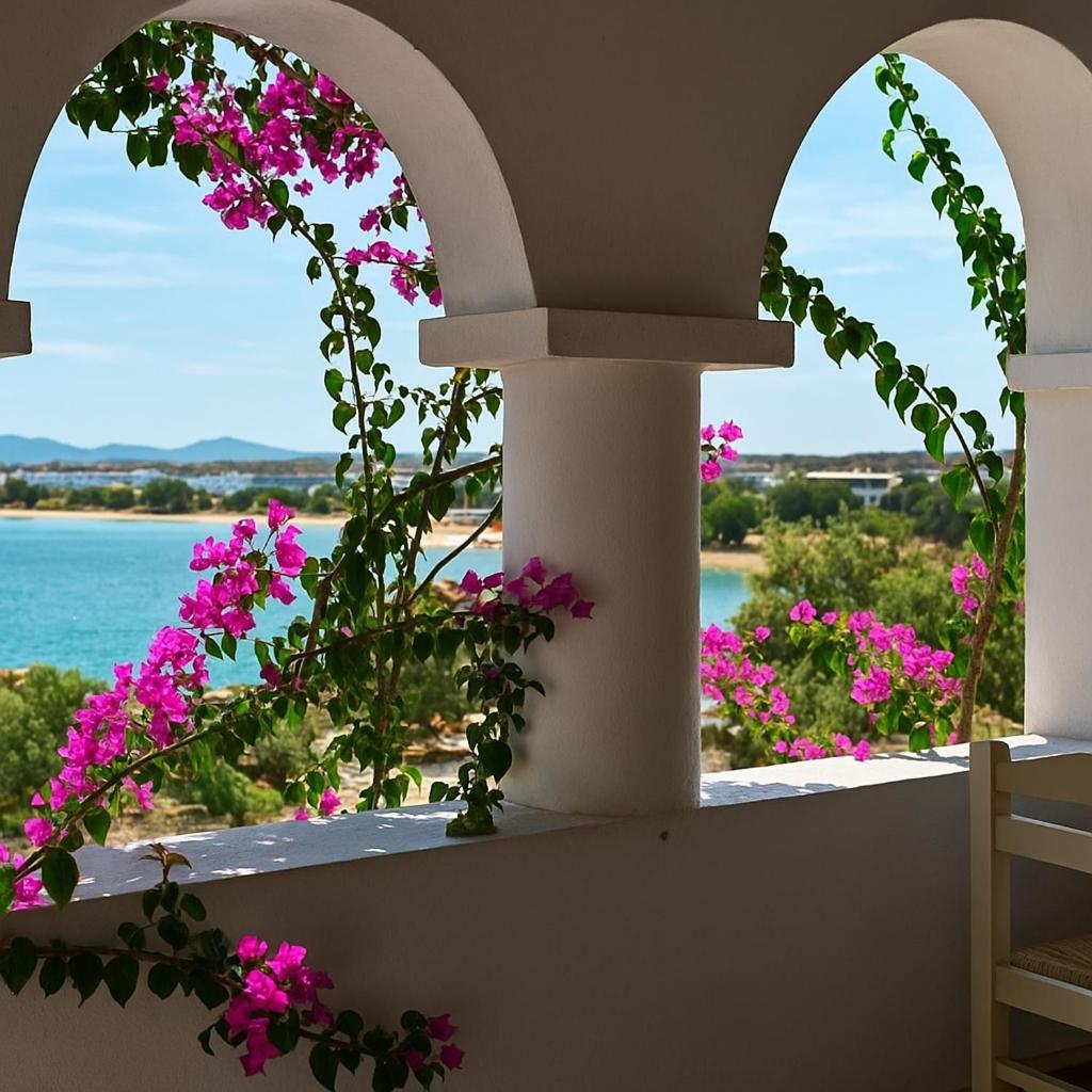 Beachfront Bocamviglies Rooms - Naoussa Bespoke View Bagian luar foto